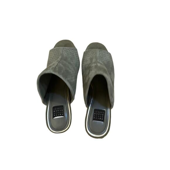 White House Black Market Mule Style Heel. Mckenna Military Green. womens 6.5 - Picture 5 of 8
